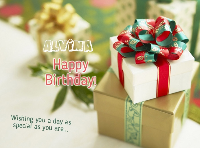 Birthday wishes for Alvina