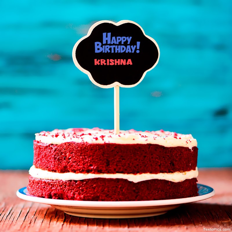 Download Happy Birthday card Krishna free
