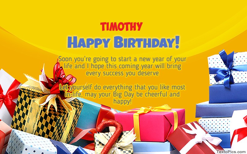 happy birthday timothy pictures congratulations happy birthday tim images