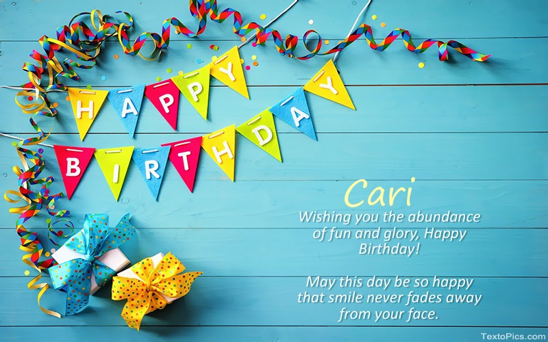 Happy Birthday pics for Cari