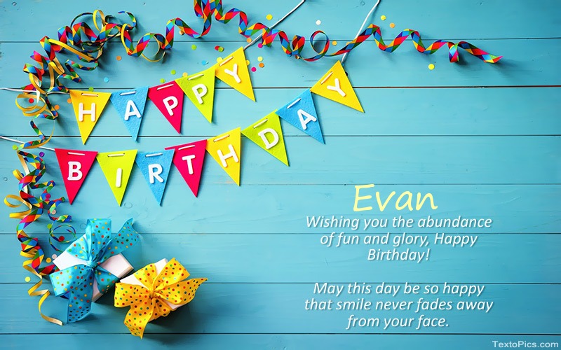 Happy Birthday pics for Evan