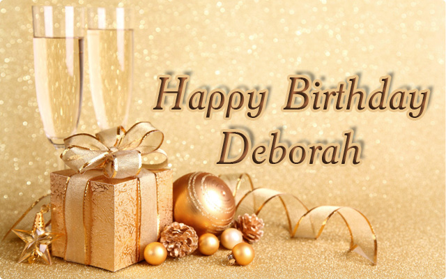 Happy Birthday Deborah image