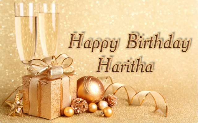 Happy Birthday Haritha image