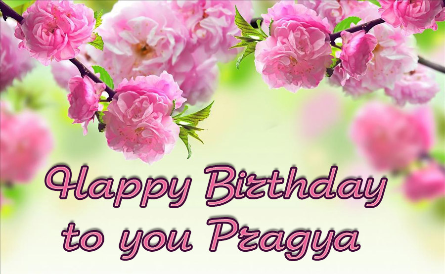 Happy Birthday Pragya