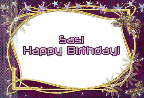 Sasi, Happy Birthday!