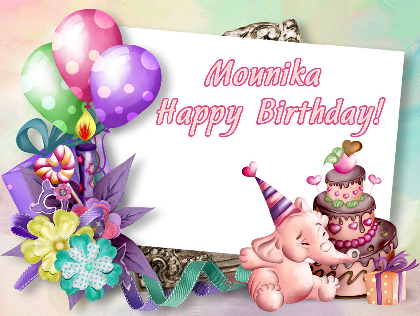 Mounika Happy Birthday!