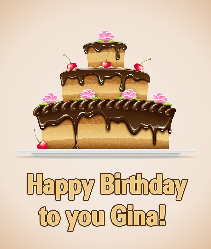 Birthday gina happy GINA