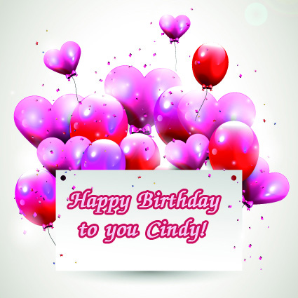 happy birthday balloons with names