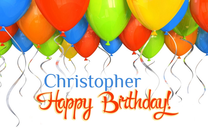 Birthday greetings Christopher