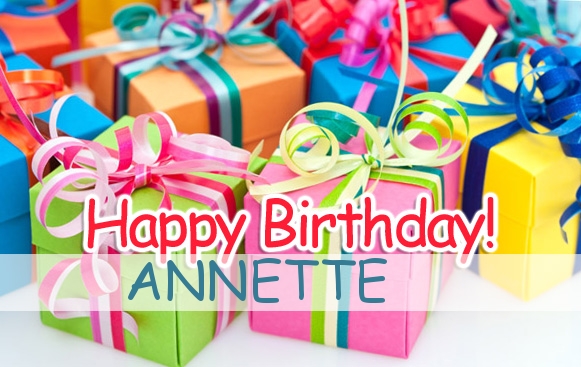 Happy Birthday Annette