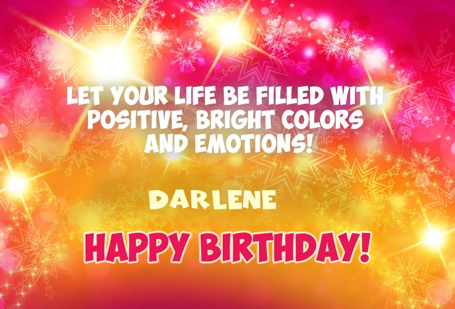 Happy Birthday Darlene images