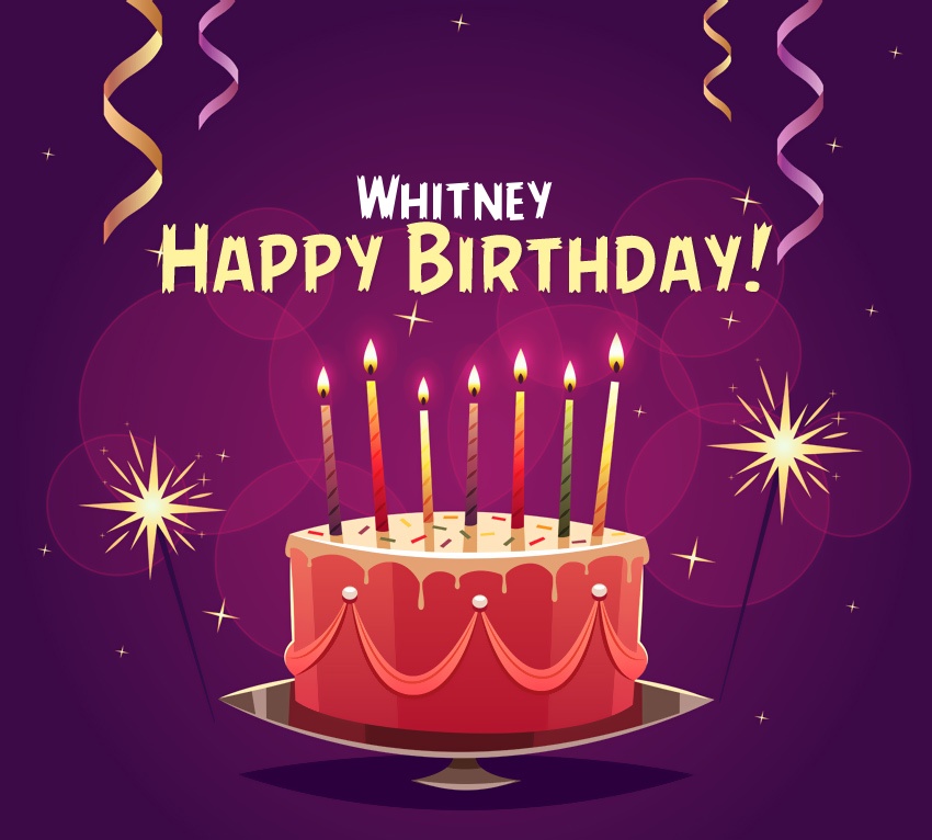 Happy Birthday Whitney pictures