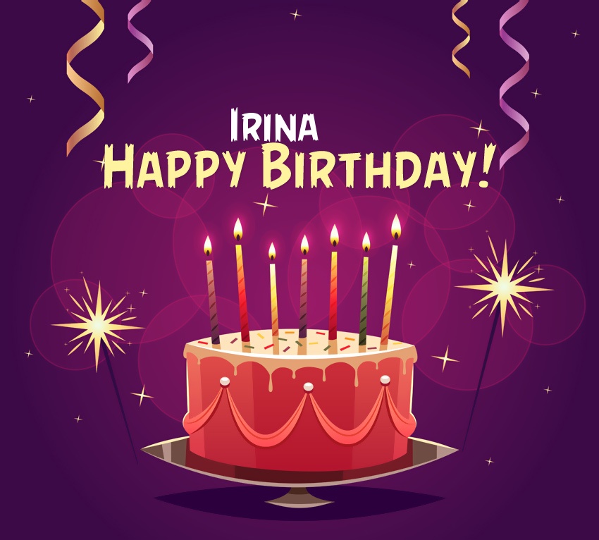 Irina happy birthday Happy birthday