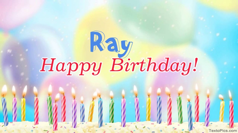 Cool congratulations for Happy Birthday of Ray