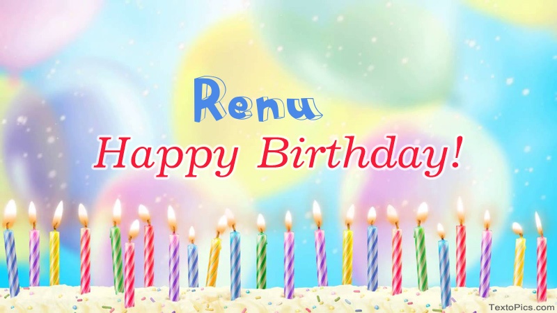 Cool congratulations for Happy Birthday of Renu
