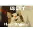 Funny Birthday for BRETT Pics