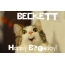 Funny Birthday for BECKETT Pics