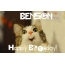 Funny Birthday for BENSON Pics