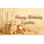Happy Birthday Cynthia image