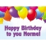 Happy Birthday to you Norma!