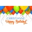Birthday greetings CHRISTIANNE