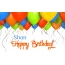 Birthday greetings Shon