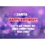 Happy Birthday cards for Zareta