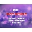 Happy Birthday cards for Jody