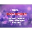 Happy Birthday cards for Teneil