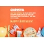Congratulations for Happy Birthday of Christa