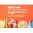 Congratulations for Happy Birthday of Matthew