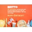 Congratulations for Happy Birthday of Britto