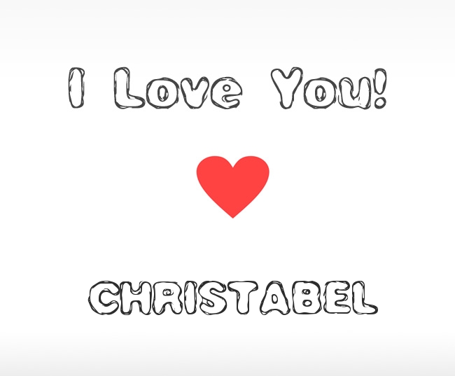 I Love You Christabel
