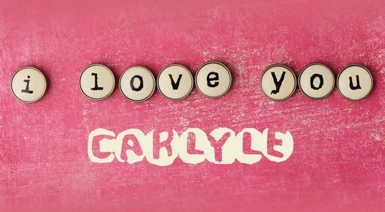 Images I Love You CARLYLE