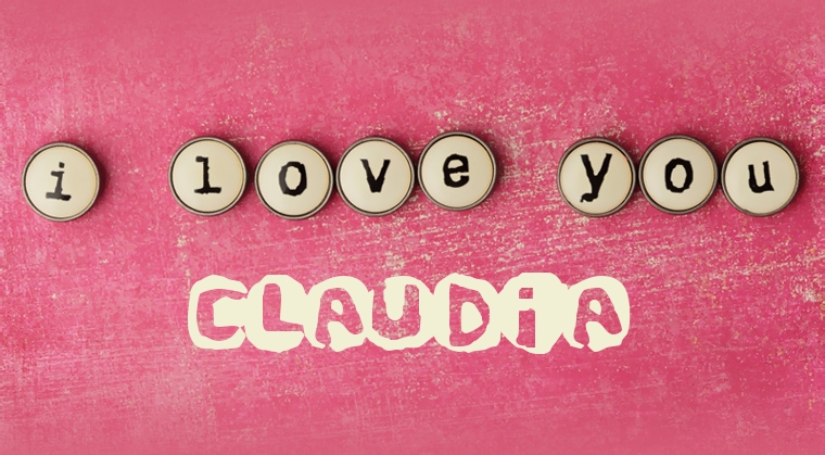 Images I Love You CLAUDIA