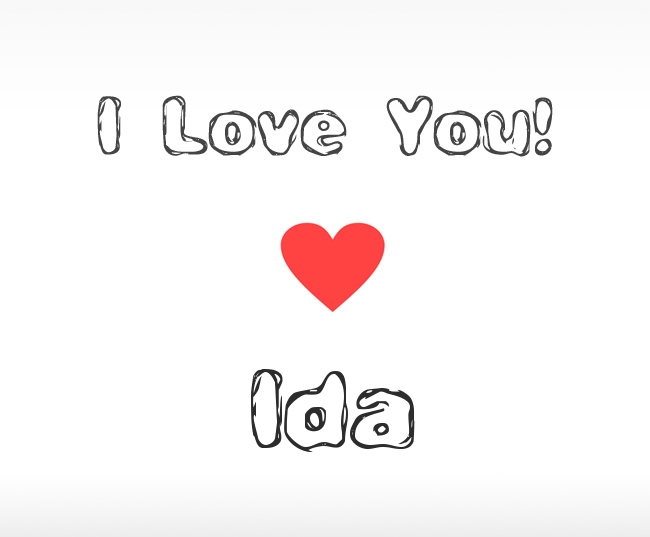 I Love You Ida