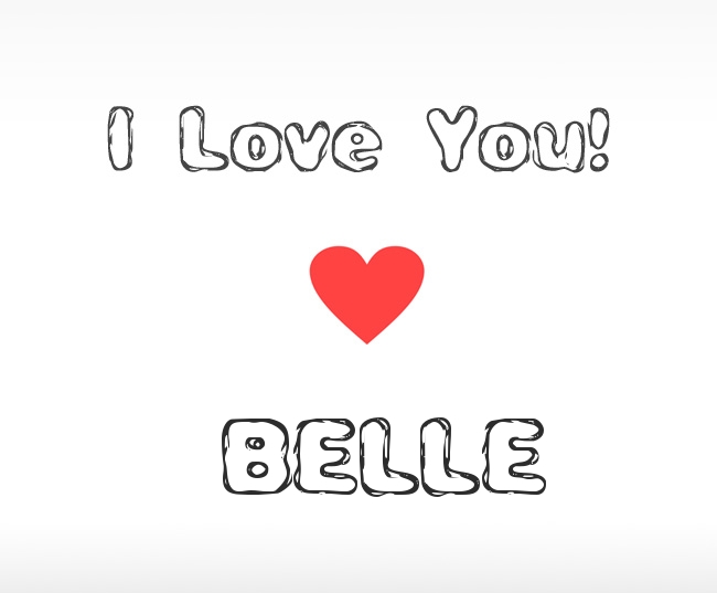 I Love You Belle
