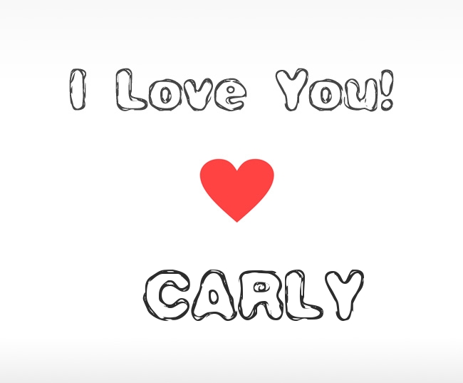 I Love You Carly