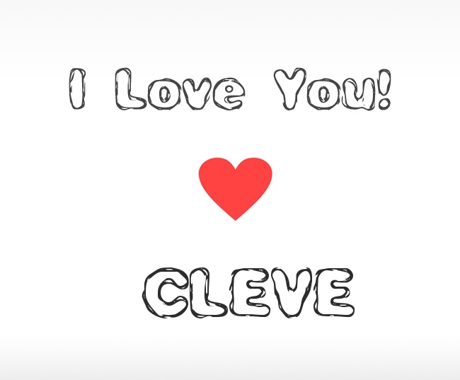 I Love You Cleve
