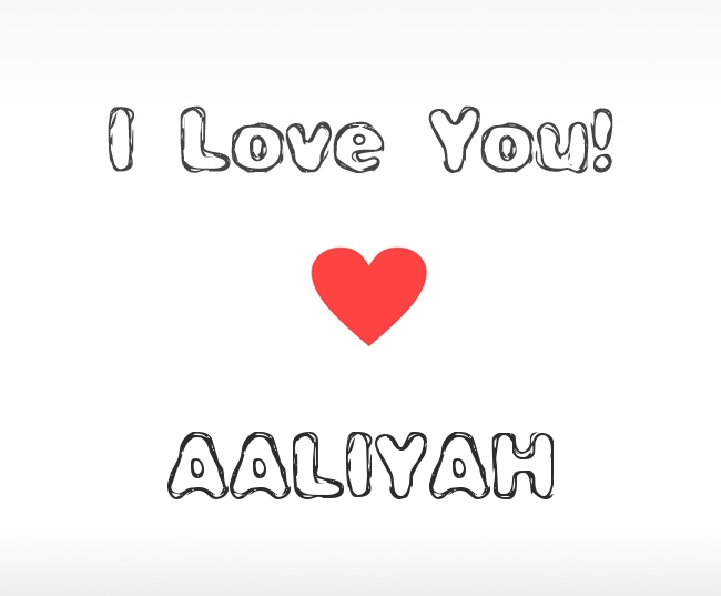 I Love You Aaliyah