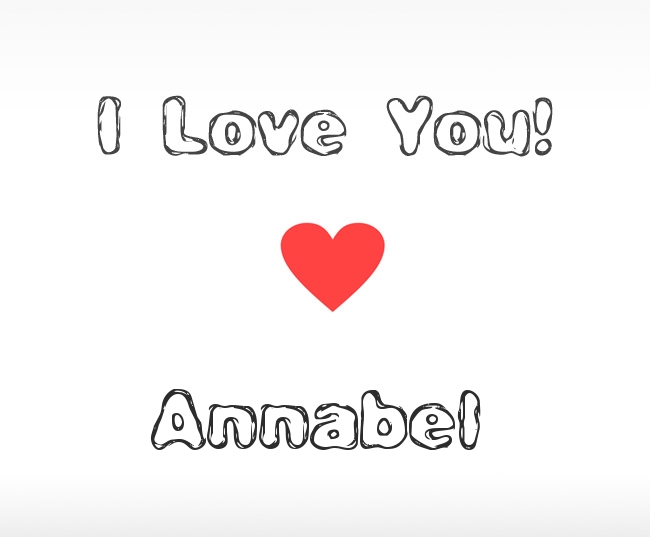 I Love You Annabel