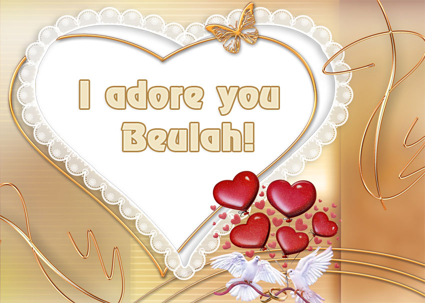 I adore you Beulah!