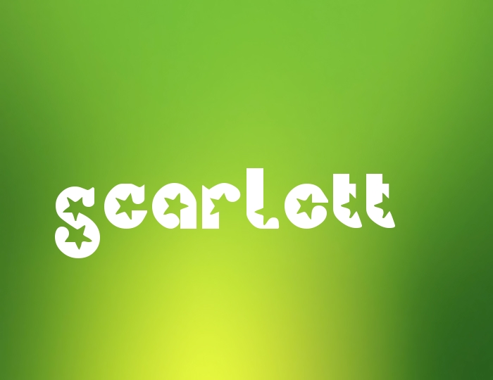 Pictures with names Scarlett Pictures with names Scarlett