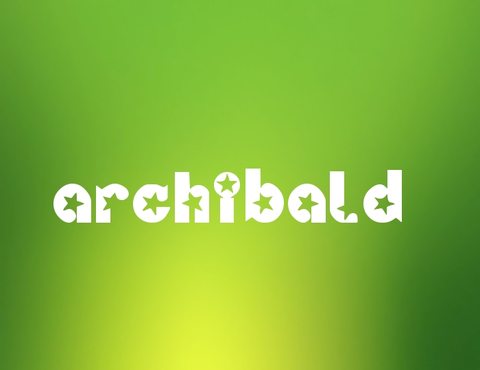 Pictures with names Archibald Pictures with names Archibald