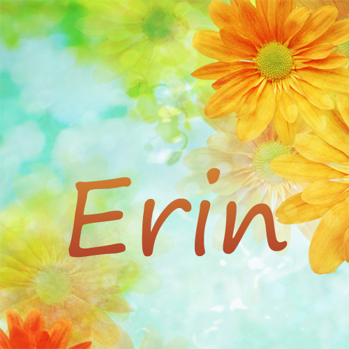 Pictures with names Erin.