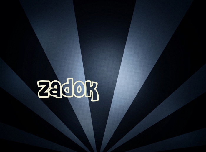 Pictures with names Zadok