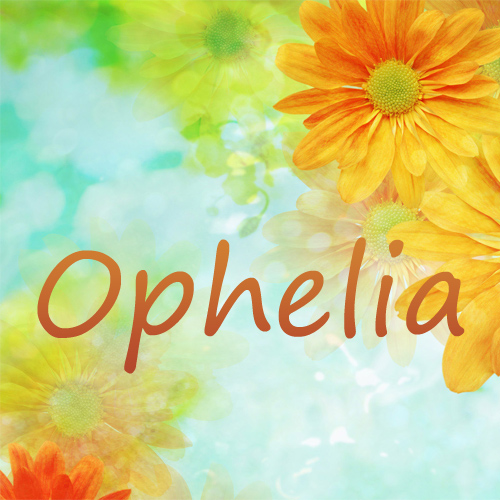 Pictures With Names Ophelia 