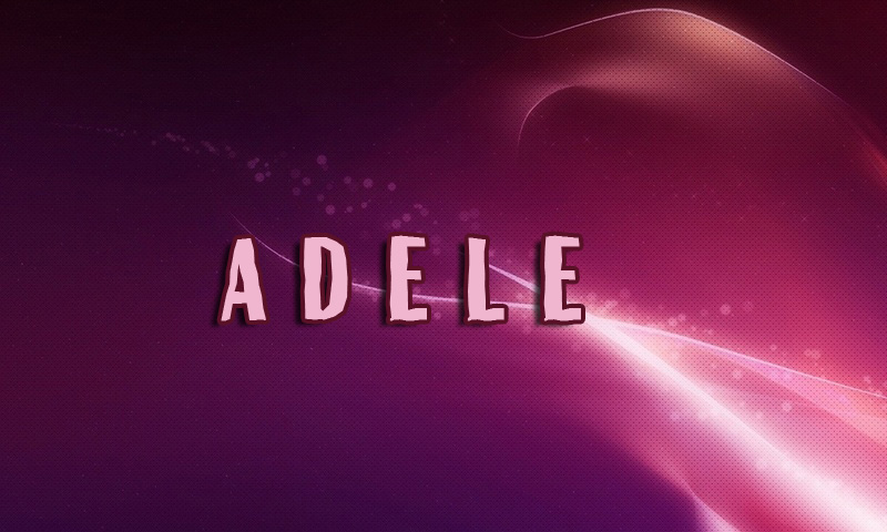 Pictures with names Adele Pictures with names Adele
