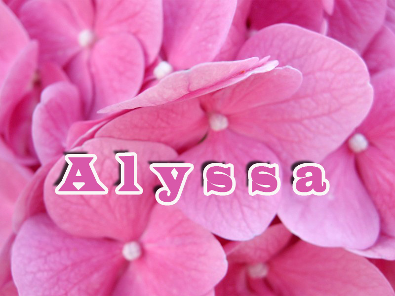Pictures with names Alyssa Pictures with names Alyssa