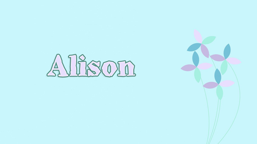 Pictures with names Alison Pictures with names Alison